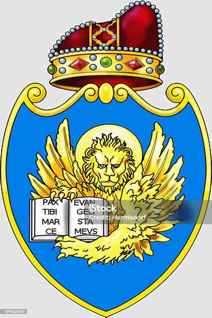 ヴェネツィアの国章 - イタリア。 - イラスト素材...