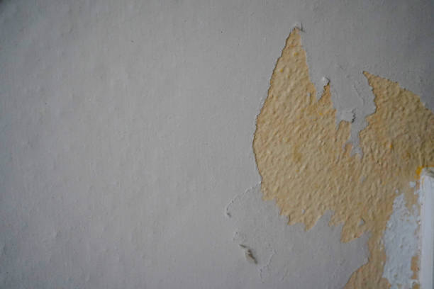 istock Old paint and wallpaper on a wall 1294322329