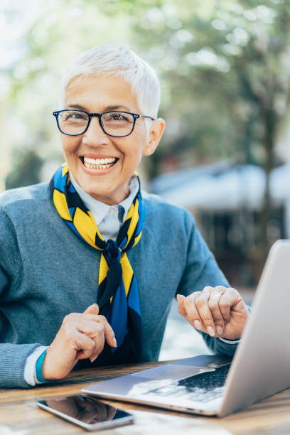 istock Senior woman using laptop 1294327004