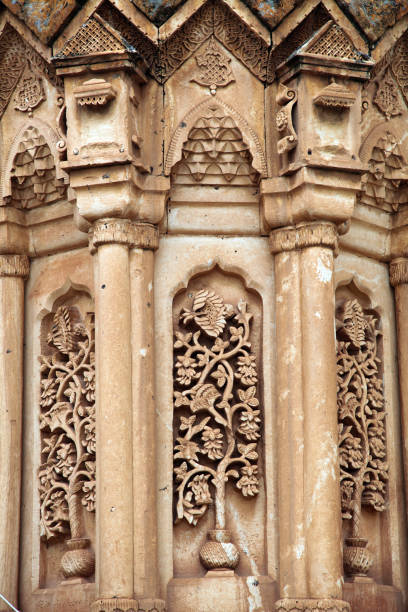 istock Stone carving on Ishak Pasha Palace 1294330504