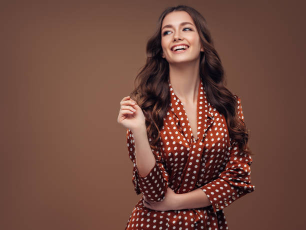 istock Woman with curly hairstyle 1294331426