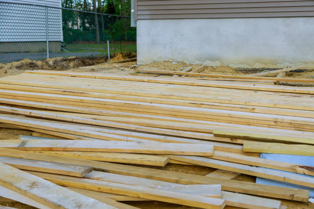 istock Beam large wooden beams for construction building material. 1294342807