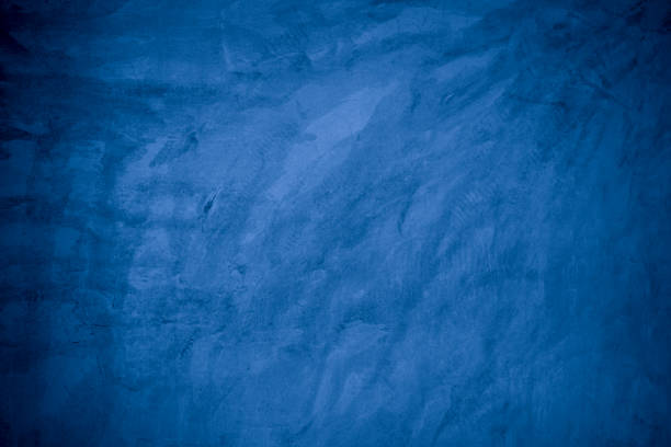 istock Old wall pattern texture cement blue dark abstract  blue color design are light with black gradient background. 1294343676
