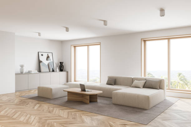 istock White living room corner with sofa 1294345578