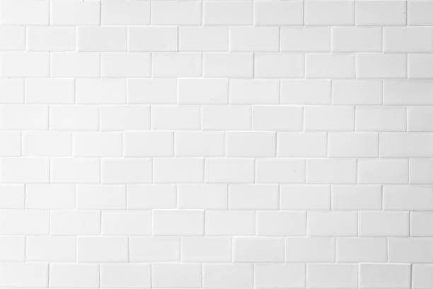 istock Porcelain tile texture detail wall background white grey color 1294348469