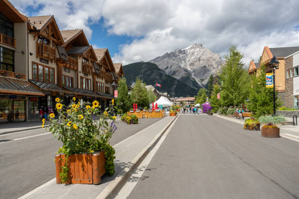 Downtown Banff, Banff National Park, Alberta, Canada