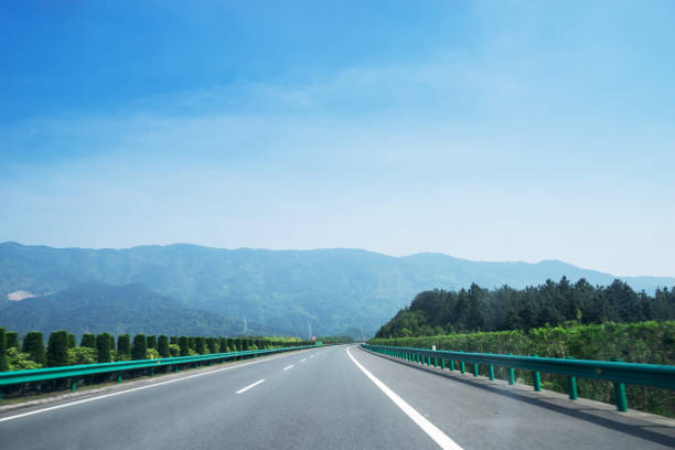 istock Empty urban road and buildings in China 1294362569