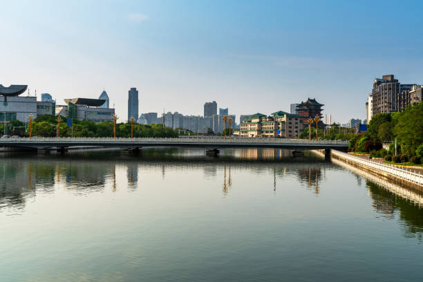 istock Lakeside modern office building in China 1294362984