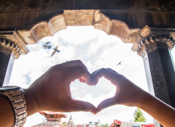 istock Hearts out of hands 1294364362
