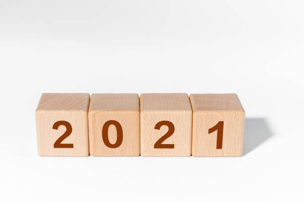 istock The number 2021 is printed on the building block 1294366246