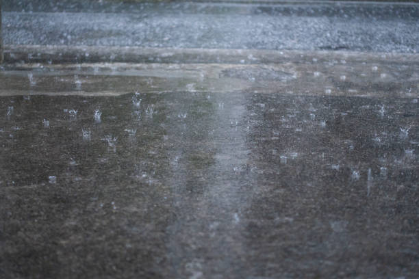 istock A downpour landscape where rain bounces off the ground 1294366369