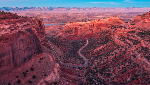 colorado national monument at sunset