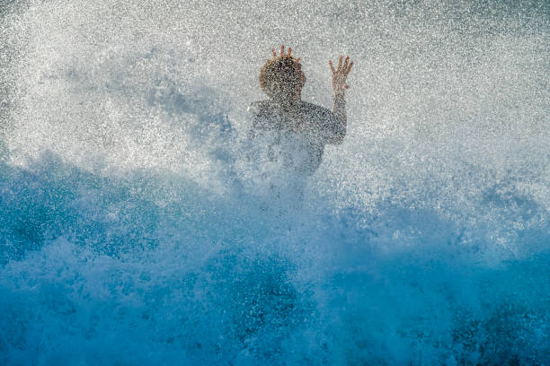 Surfing at Turtle Bay located on the North shore of Oahu