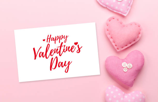 istock Valentines day with handmade craft hearts 1294381884
