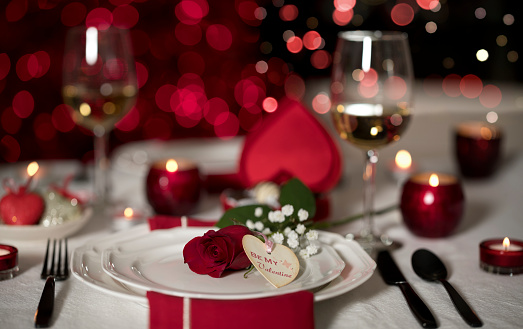 Valentine's Day Dining Table for Two