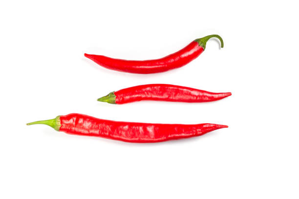 istock Chili red papper on white isolated background 1294389992
