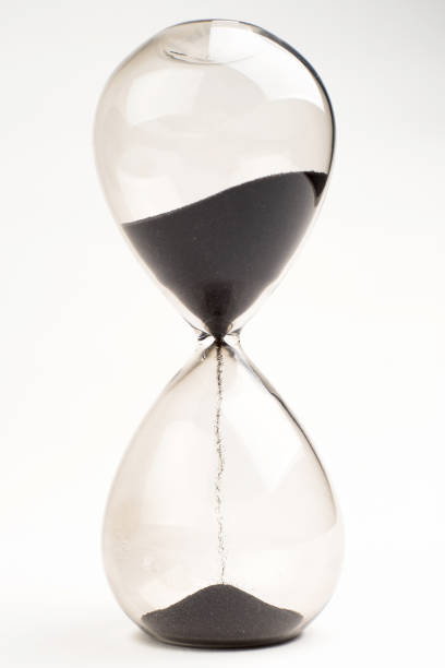 istock Hourglass as time passing concept for business deadline. 1294390919