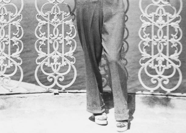 istock Young Woman Wearing Pants in 1935. 1294392275