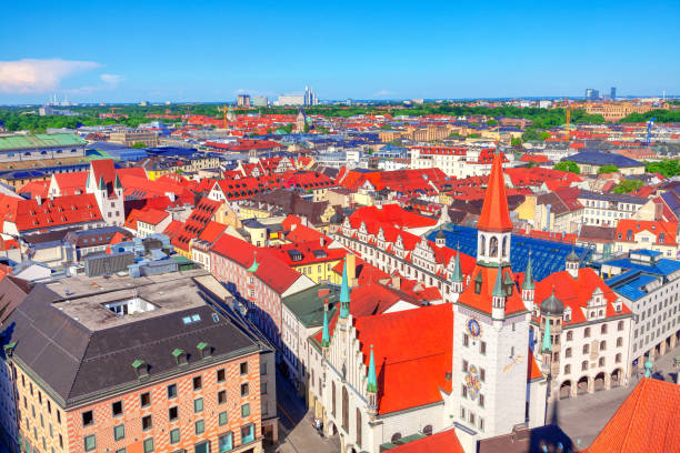 istock Beautiful Panorama of Munich Germany 1294397590