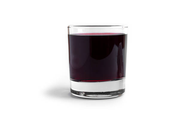 istock Cherry juice in bottle on a white background 1294406242