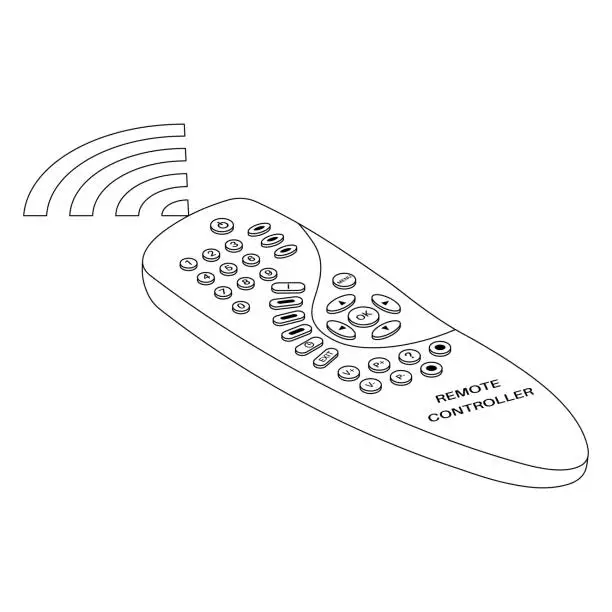 Vector illustration of Remote Control