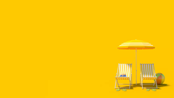 istock Beach travel summer holiday vacation concept background with copy space, 3d rendering 1294408218