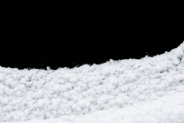 istock White snow isolated on black background 1294408810