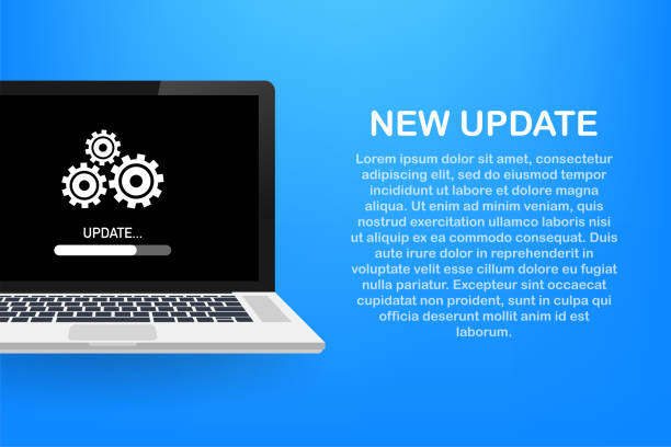3,200+ Laptop System Update Stock Illustrations, Royalty-Free Vector ...