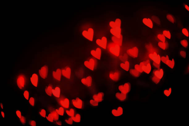 istock Abstract holiday background for valentines day with hearts 1294414917