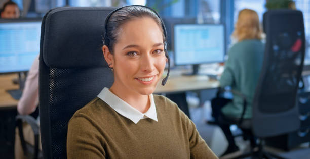 istock Woman working in call centre 1294415838