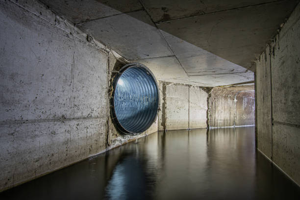 Elevator shafts in unfinished commercial buildings