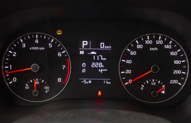 istock Dashboard of a passenger car 1294429276