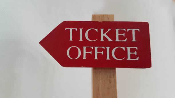 istock ticket office red arrow sing showing the direction isolated 1294431465