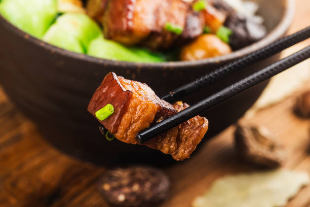 istock Chinese food Braised Pork Rice 1294431605