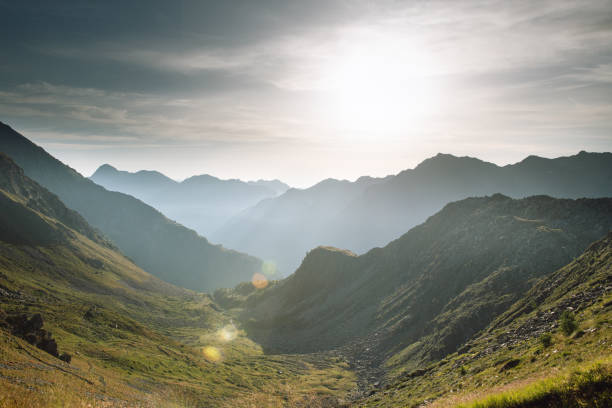 istock Mountain: mountain landscape at dawn 1294433777