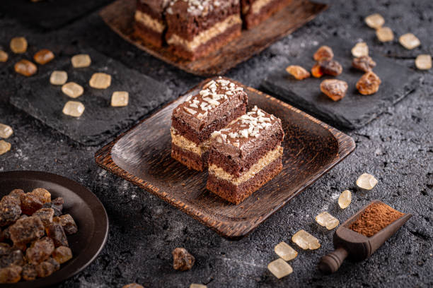 istock Homemade mini layered chocolate cake 1294437724