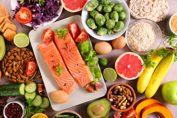 istock health food selection- top view 1294438795