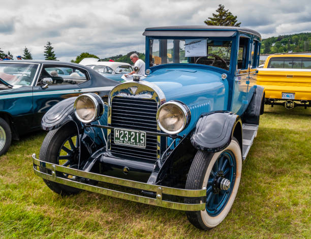 1926 Hudson Chester, Nova Scotia, Canada - June 23, 2007 : 1926 Hudson at Annual Graves Island Car Show at Graves Island Provincial Park, Chester, Nova Scotia Canada. 1926 stock pictures, royalty-free photos & images