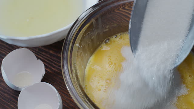 Preparing homemade eggnog