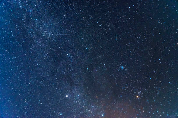 istock Beautiful starry sky. Night photography, astronomical background. 1294445252