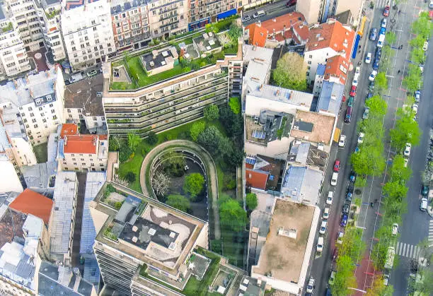 Photo of Buildings in Paris France High View Photo