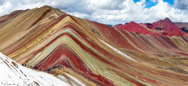 istock Rainbow mountains Andes near Cusco in Peru 1294445917