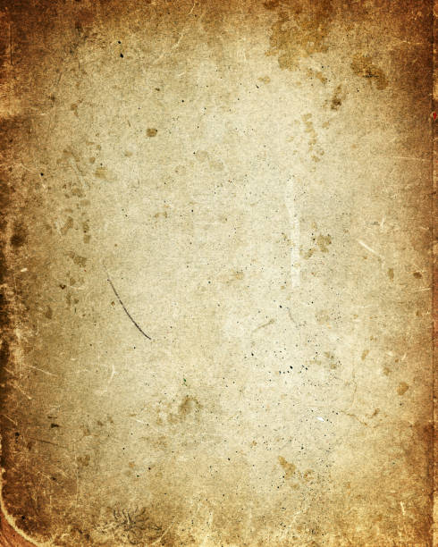 istock Old vintage grunge paper card background texture, stained marked 1294446885