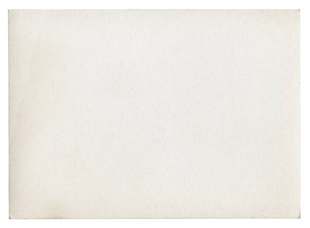 blank white paper isolated - blank note card imagens e fotografias de stock