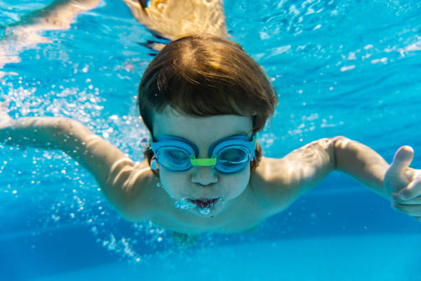 istock Child swimming under water 1294450422