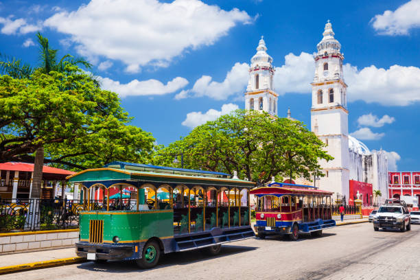 кампече, мексика. - campeche стоковые фото и изображения