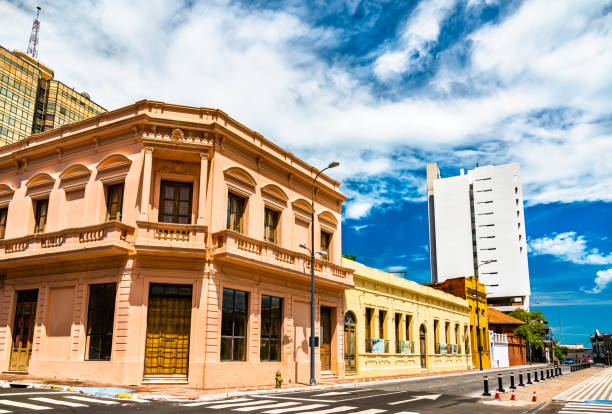 Architecture of Asuncion, the capital of Paraguay in South America