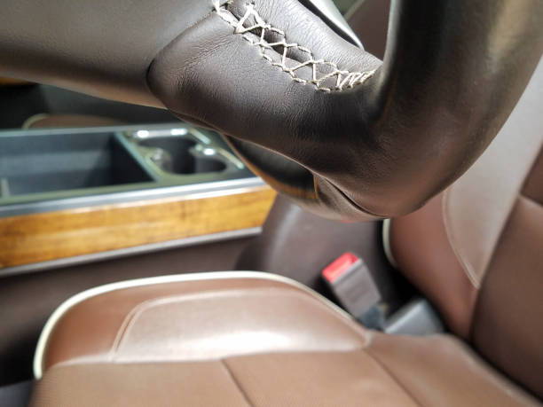 istock Interior of a vehicle.  Driver's side seat. 1294455470