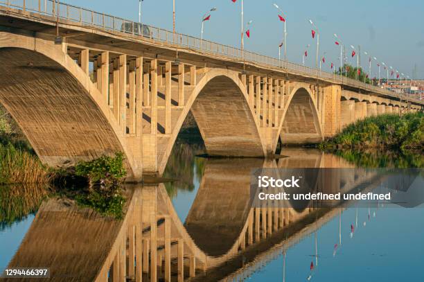 Sanliurfa Birecik Bridge Stock Photo - Download Image Now - Şanlıurfa, Architecture, Asia
