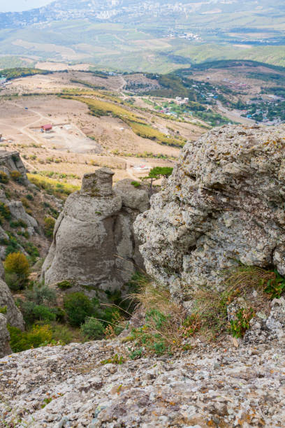 istock View on a green valley with mountain background 1294466628